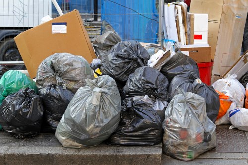 Professional office clearance team at work in Pimlico