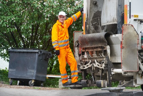 Secure office clearance handling sensitive materials